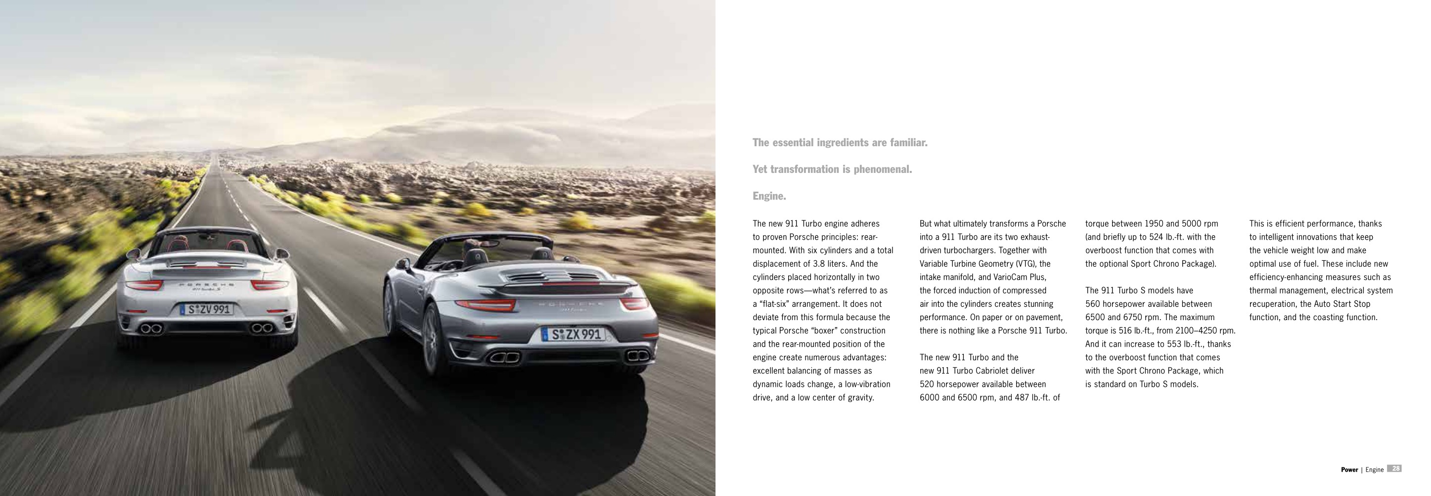 2014 Porsche 911 Turbo Brochure Page 29